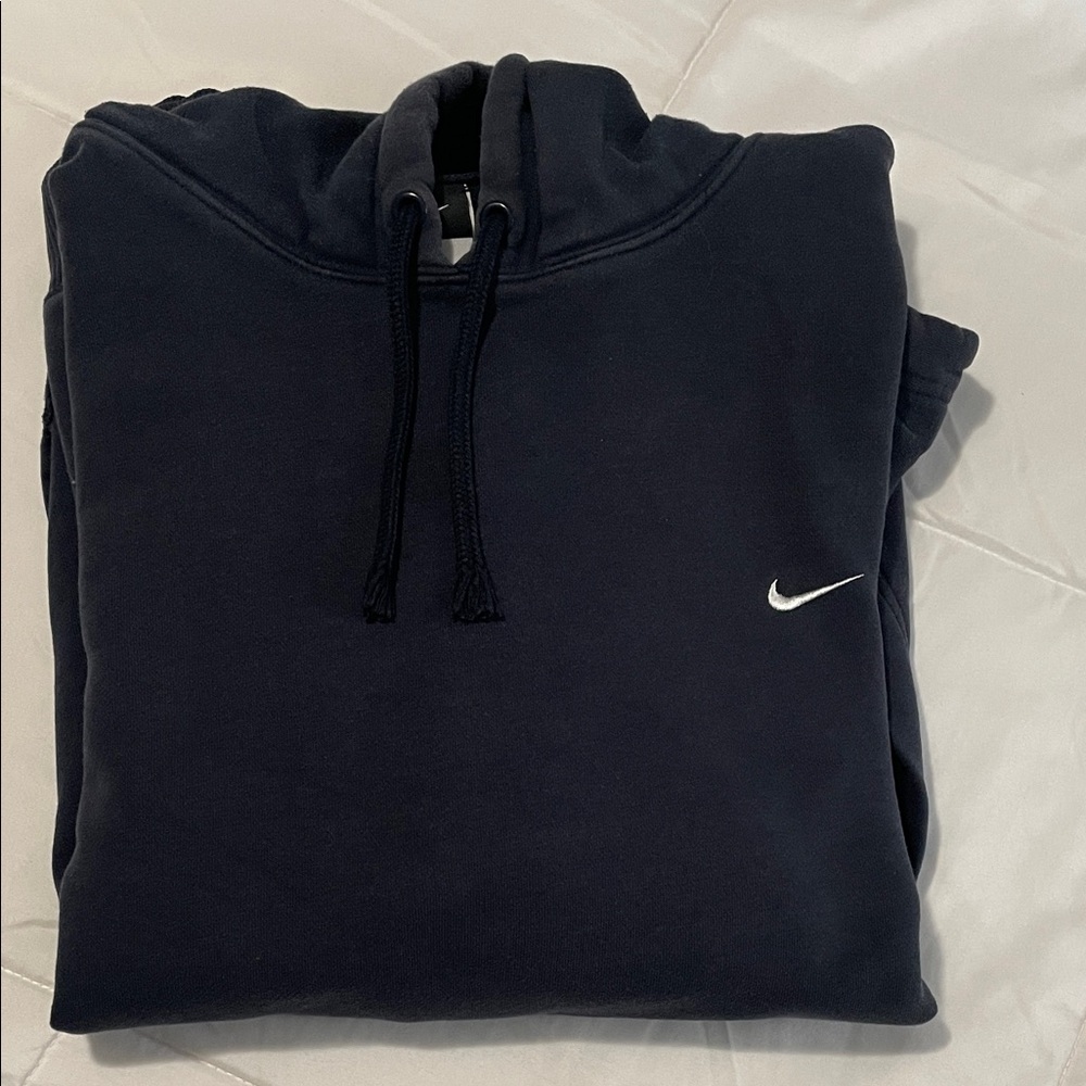 Nike Black Hoodie with White Logo. Size XL.